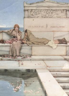 Alma-Tadema, Sir Lawrence Xanthe and Phaon (mk23) oil painting image